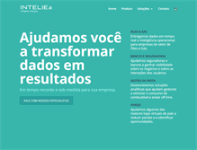 Tablet Screenshot of intelie.com.br